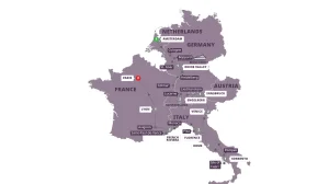 Map Traditional Europe Amsterdam Paris Guided Tour 2026 1