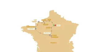 Map Treasures France Including Normandy Guided Tour 2026 1