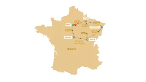 Map Villages France Guided Tour 2026 1