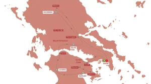 Map Best Greece Guided Tour 3