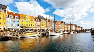 Boats Nyhavn Canal Copenhagen Denmark 4