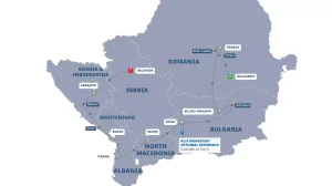 Map Balkan Adventure Guided Tour 2024 1