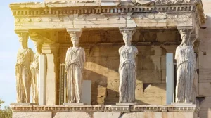 Caryatids Acropolis Athens Greece 1