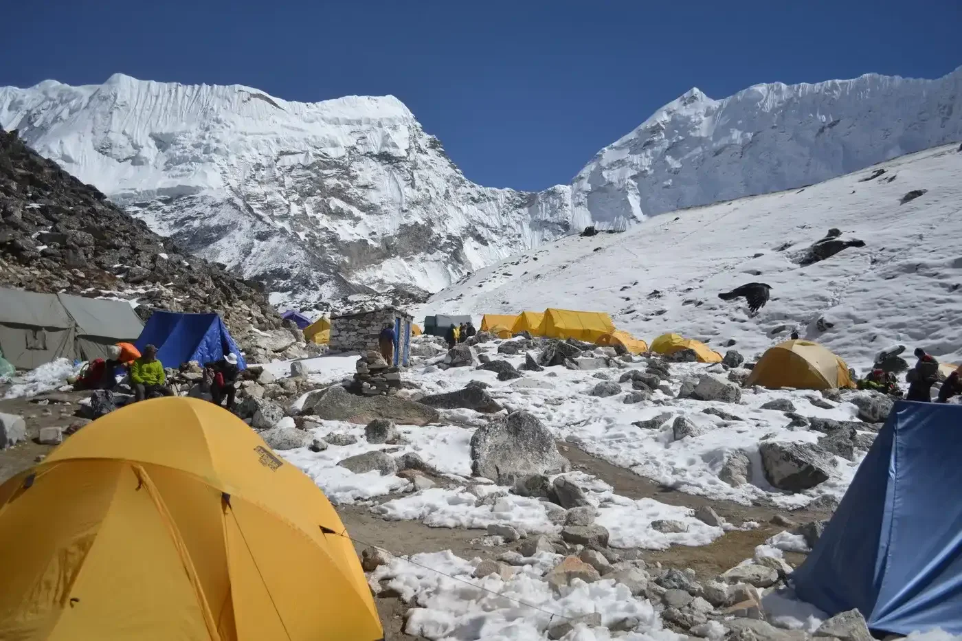 Climbing Amadablam