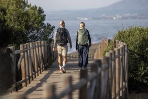 2 Personer Boardwalk Og Hav_komp