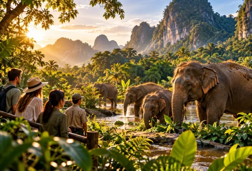 elephants_beneath_golden_karst_mountains_under2mb