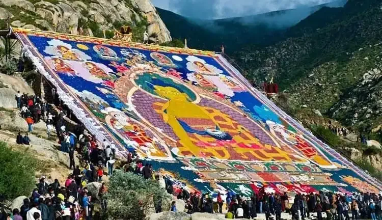 Lhasa And Yamdrok Lake