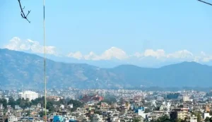Mountain View From Kathmandu Valley