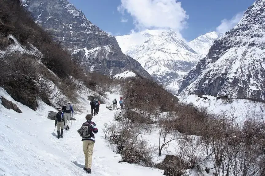 Trekking-in-Nepal-in-December