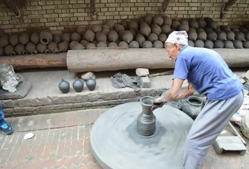 pottery