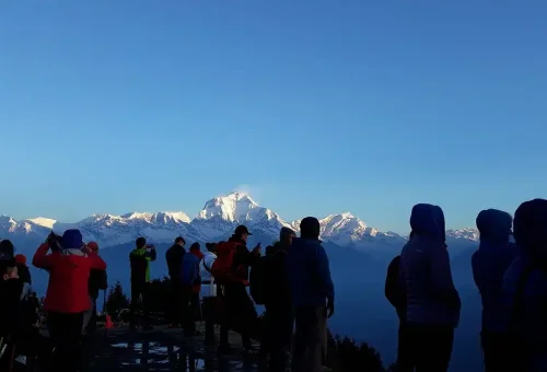poon hill trek sunrise