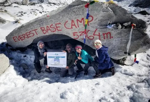 Everest High Pass group
