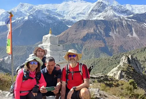 Annapurna Dhampus trek group