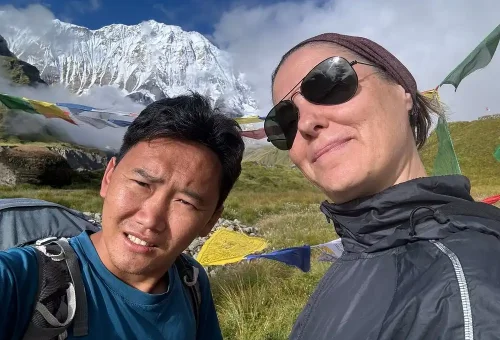Annapurna Dhampus Selfie