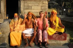 Kathmandu  Pashupatinath Holy Man