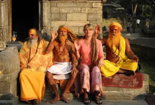 Kathmandu  Pashupatinath holy Man