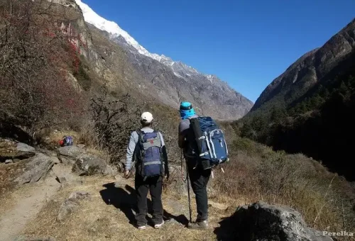 way to langtang