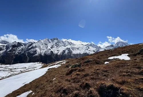 Himalayan range langtang