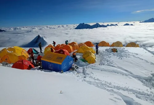 Manaslu Expedition camp