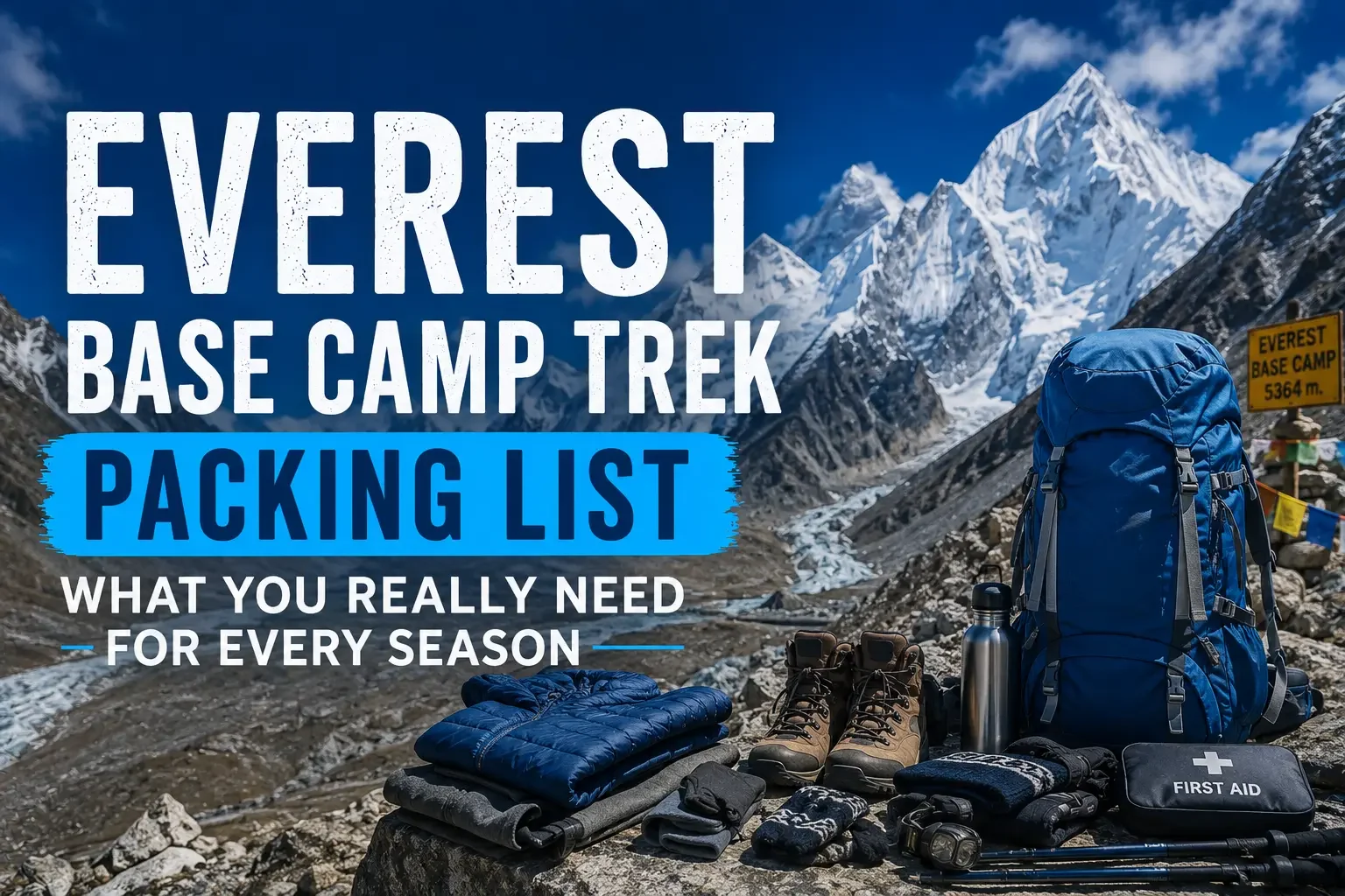 Everest Base Camp Trek Packing List
