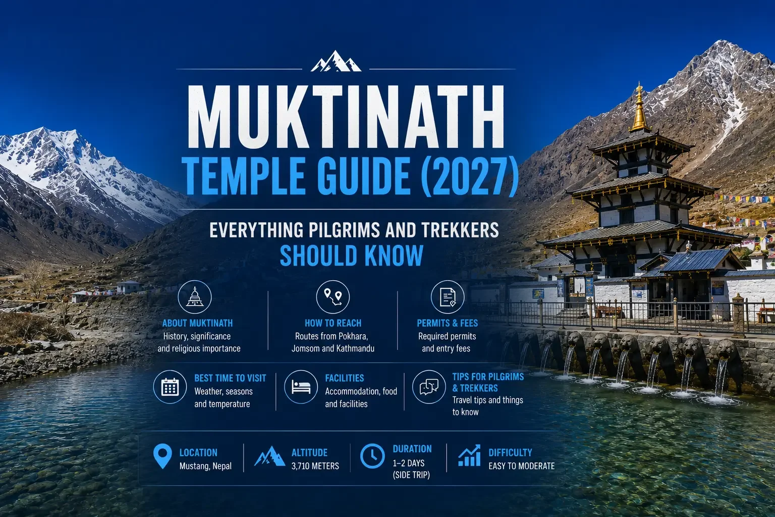 Final Muktinath Temple Guide (2027) – Everything Pilgrims and Trekkers Should Know