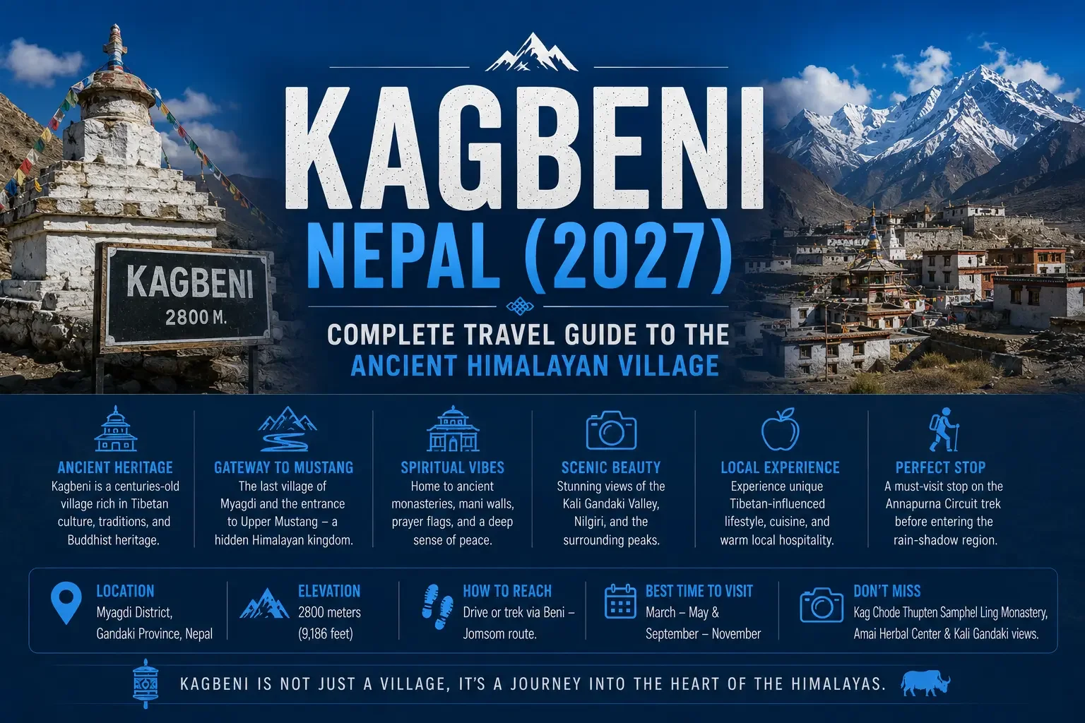 Final Kagbeni Nepal (2027) – Complete Travel Guide to the Ancient Himalayan Village - Blog - Nepal Social Treks