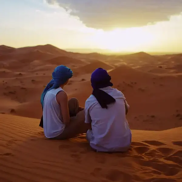 Sunset Sahara Desert Trip Merzouga