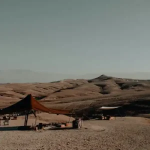 Camel Riding In Agafay Desert Morocco